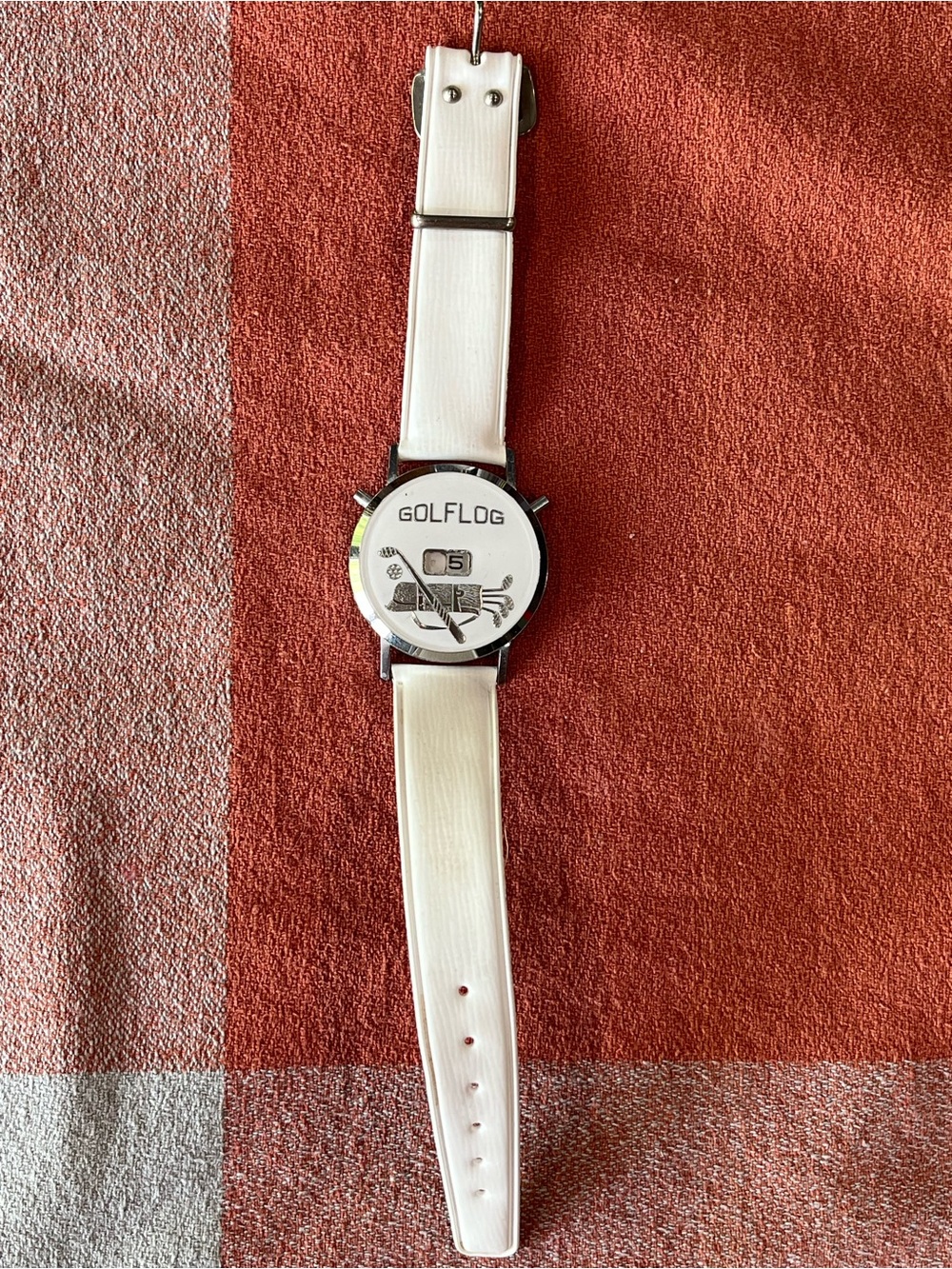 Vintage 1965 Swiss GOLFLOG Wrist Stroke Counter - Rare Golf Collectible!